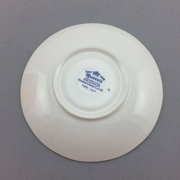 Floral Flower Teacup and Saucer by Queen's Rosina Vintage Girlcore - Picture 3 of 10